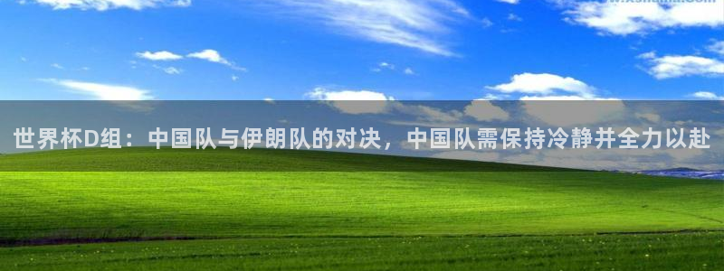 足球杯:世界杯D组:中国队与伊朗队的对决,中国队需保持冷静并全力以赴
